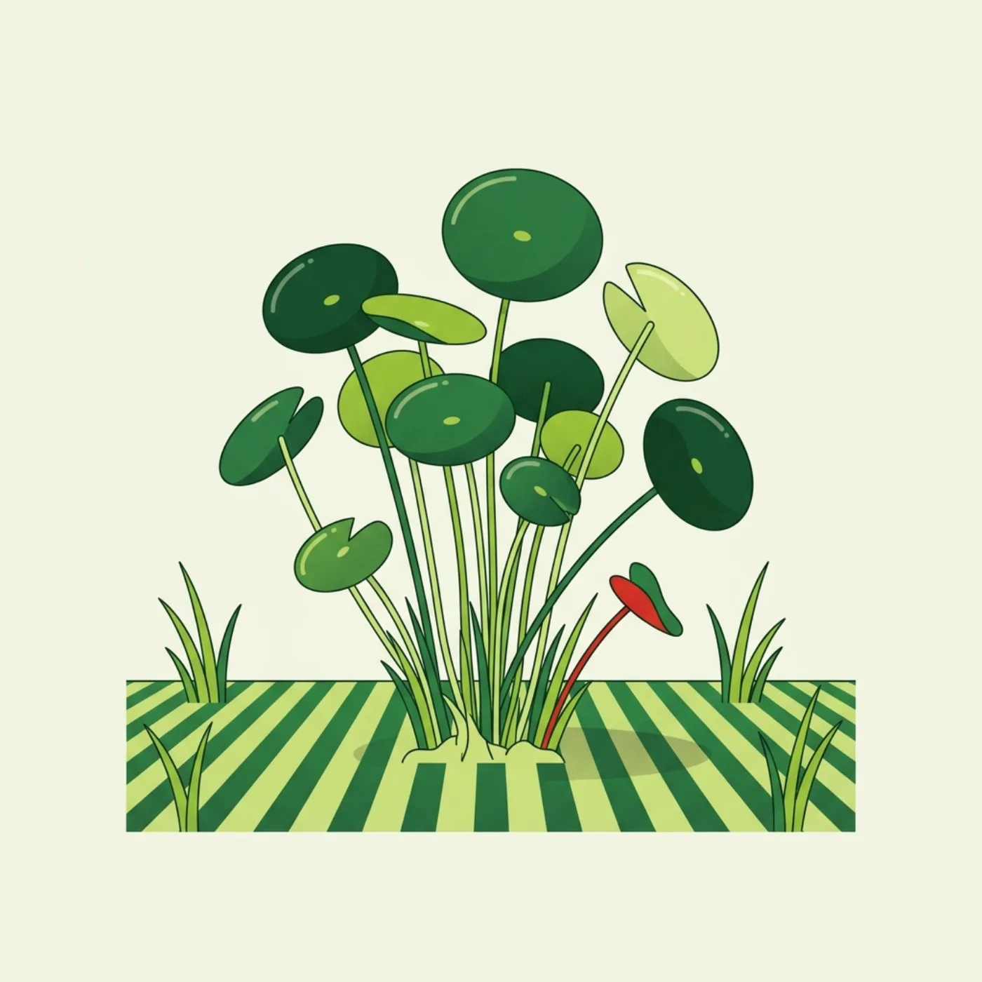 Illustration: dollarweed